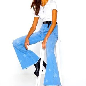 Nasty Gal Written in the Stars jeans 2 NWT
